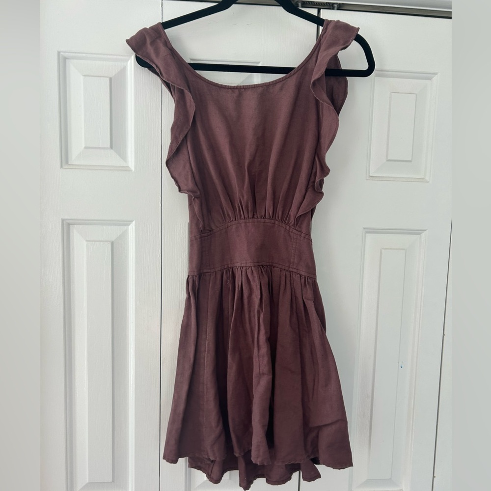 Free people tie back dress